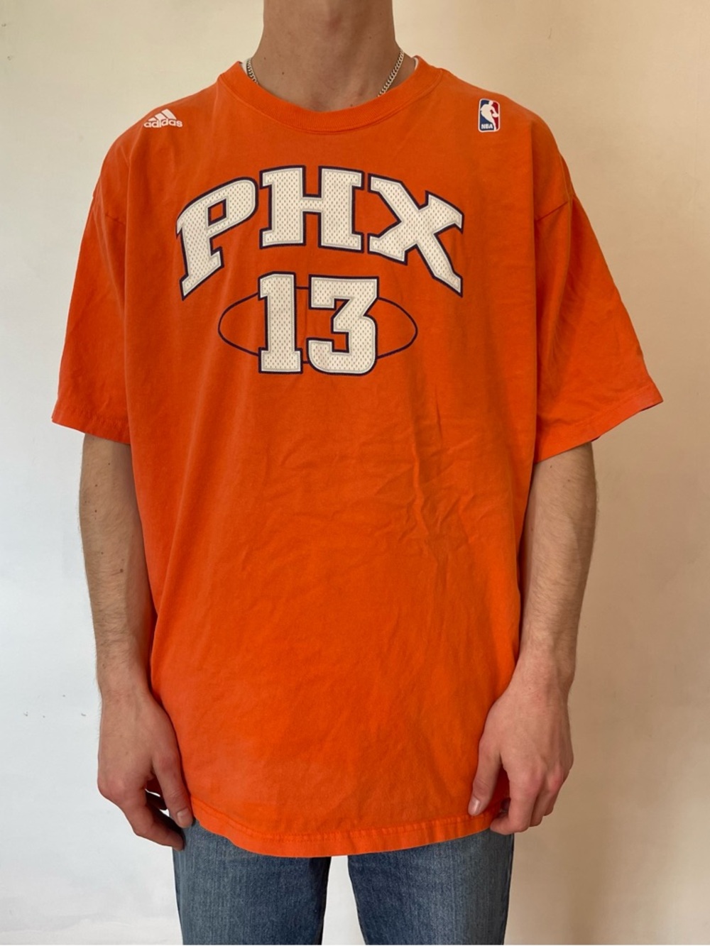 adidas Orange PHX 13 Basketball T-Shirt